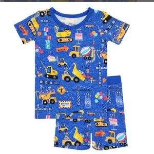 Little Sleepies 3T birthday builders 2 piece pajama set